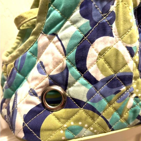 Very Rare and. uniqueQuilted small Dog Carrier, similar to Vera Bradley bags - Picture 7 of 12